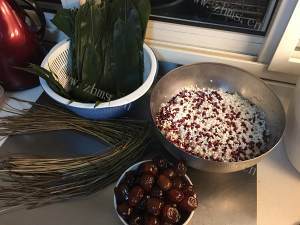 补血甜心蜜枣粽 做法图解6)
