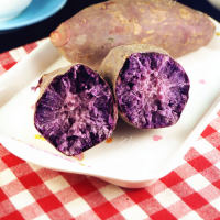 自己做的香烤紫薯干
