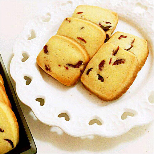 麦香蔓越莓甜饼