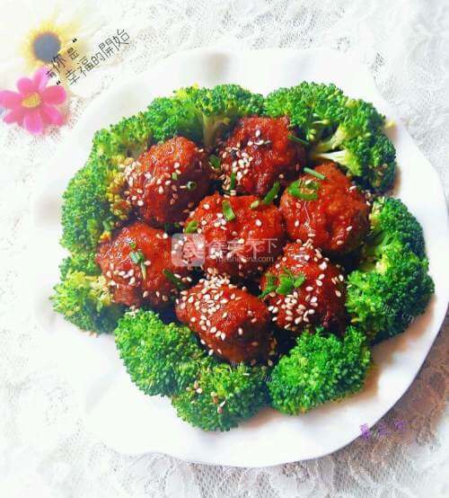 美味酱汁肉圆做法图解12)