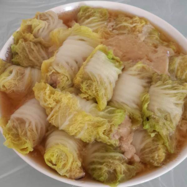 「家常菜」白菜培根卷
