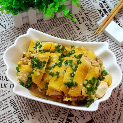 家常小菜葱油鸡