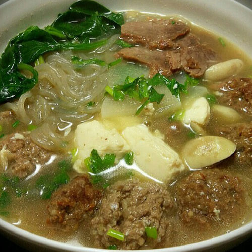 营养的牛肉丸子汤的做法