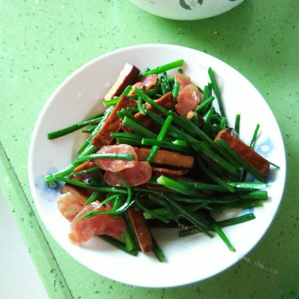 美味的炒韭菜花