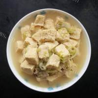 家常系列之大白菜炖干豆腐