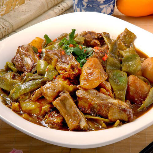 好吃的刀豆炒土豆