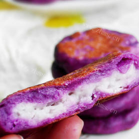 最爱的芝士紫薯饼