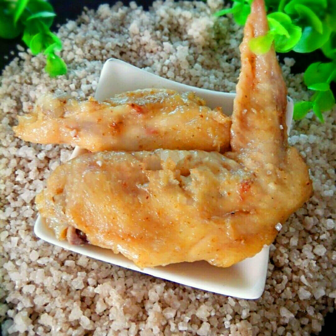 烤箱盐焗鸡翅的做法