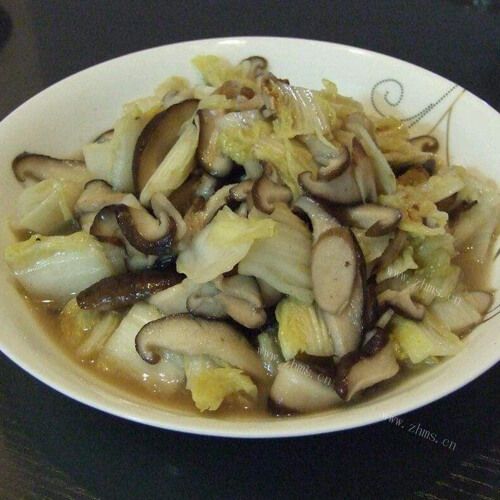 「自制」白菜香菇炒瘦肉