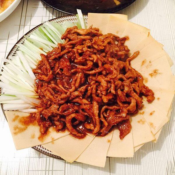好吃的酱肉丝