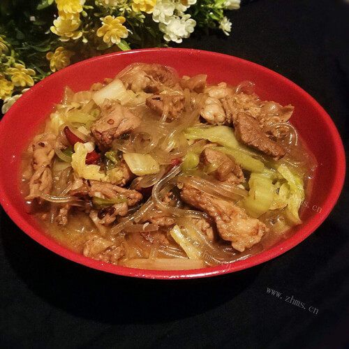 香喷喷白菜猪肉炖粉条