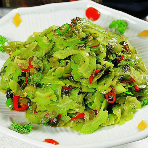 清热解毒的清炒苦瓜的做法