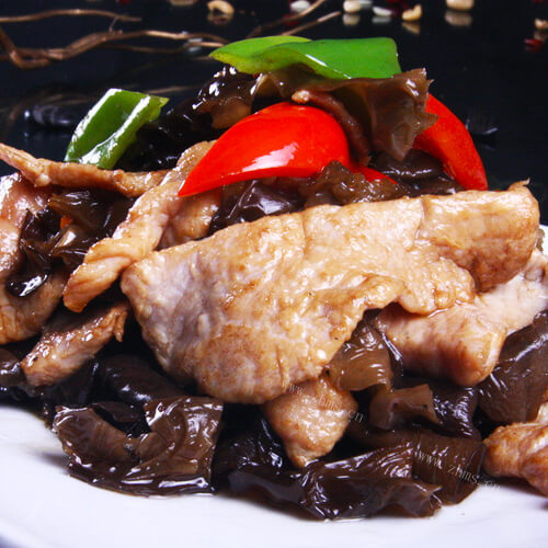 「健康美食」山药黑木耳炒肉片