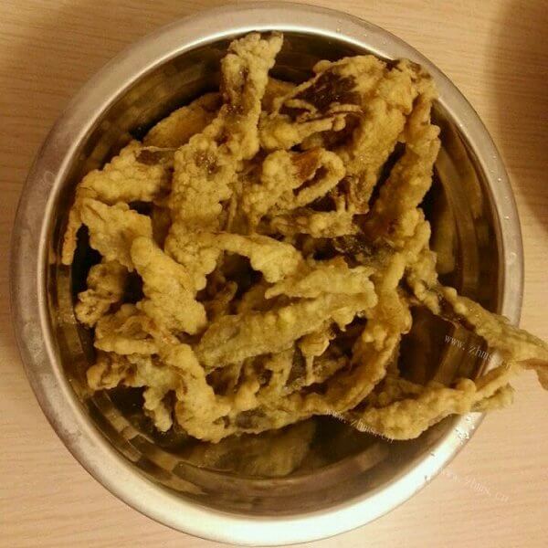 美味干炸蘑菇