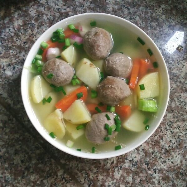  自制潮汕牛肉丸