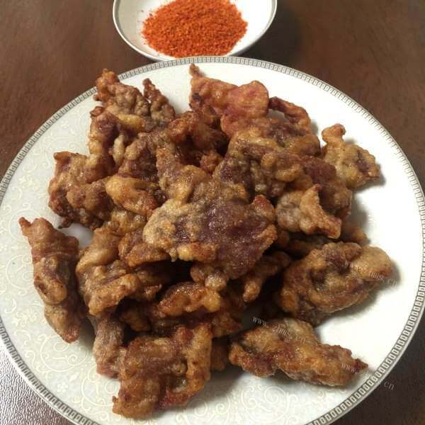 喷香的炸肉条