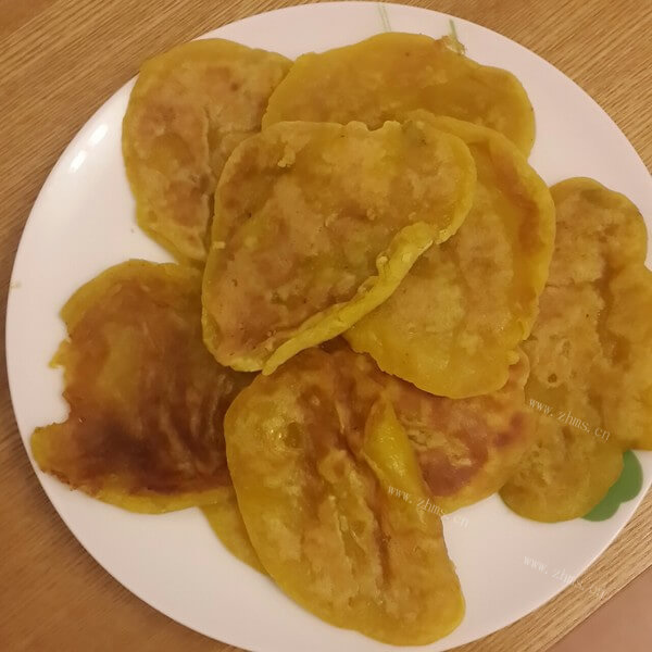 金黄色泽香甜南瓜饼