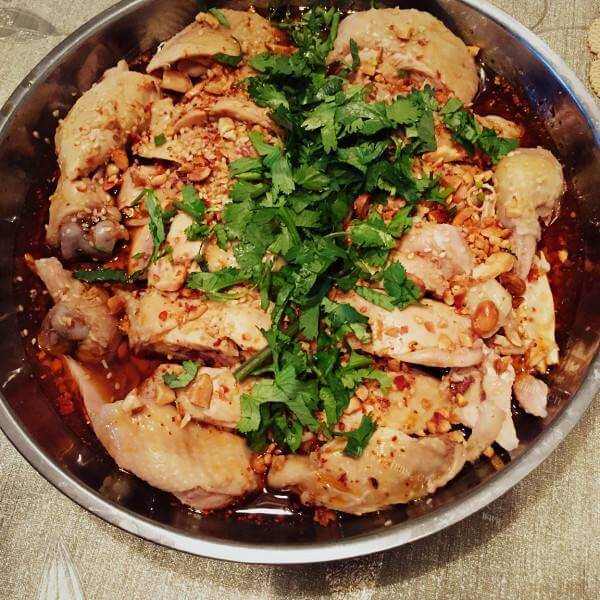 特色美食重庆口水鸡