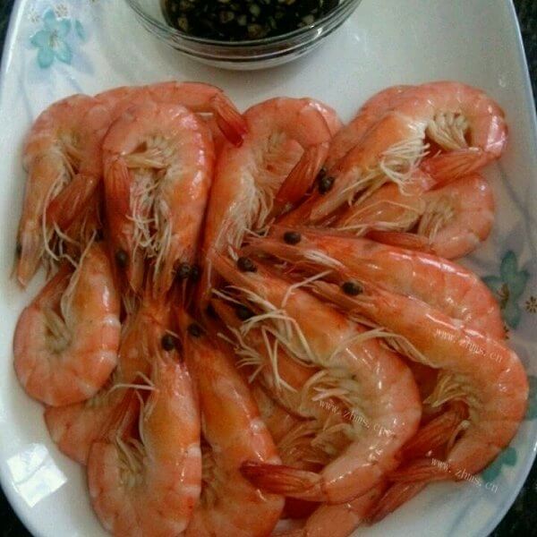 营养白灼虾的做法