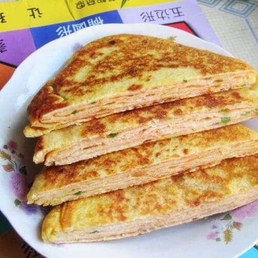 美味的腐乳葱香饼