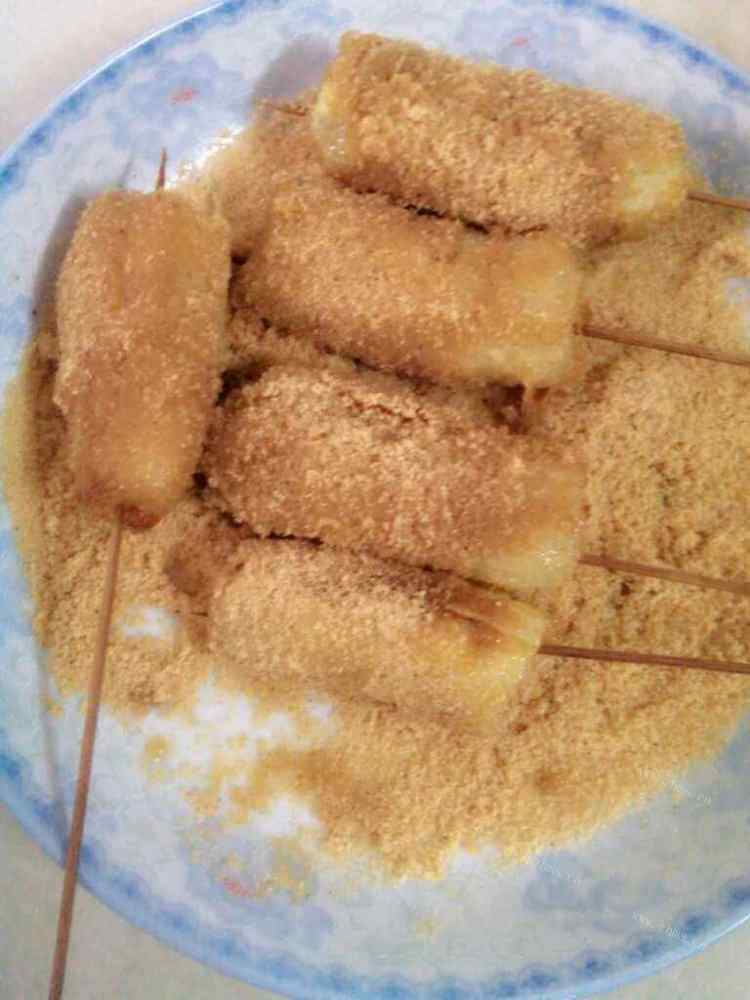 独特的黄金香蕉酥做法图解5)