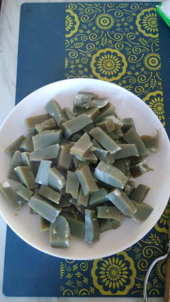 美味的孜然味东北实蛋做法图解3)