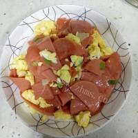 「DIY美食」火腿肠炒鸡蛋玉米