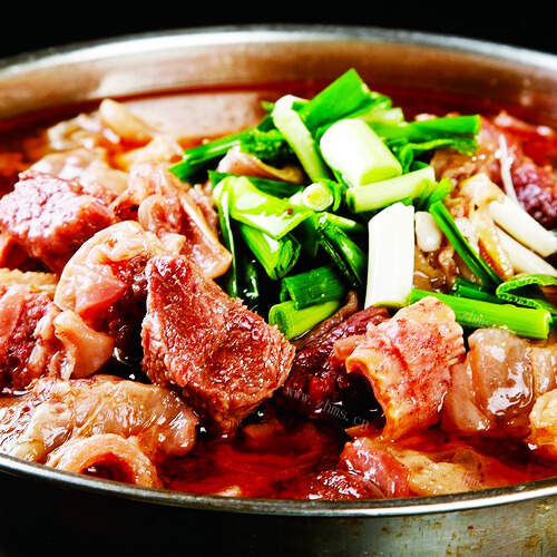 美味的潮汕牛肉火锅