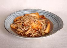 多味糖醋黄金豆腐做法图解4)