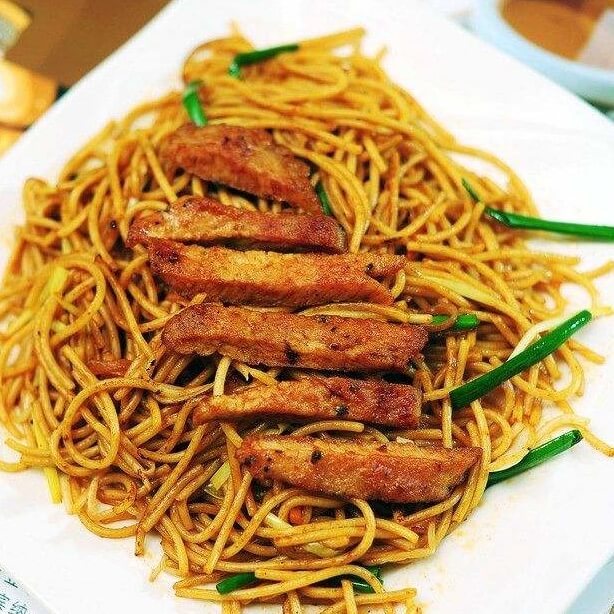 韭菜炒意大利面