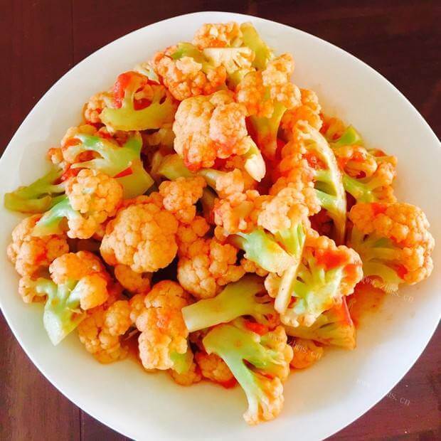 美味番茄菜花的做法