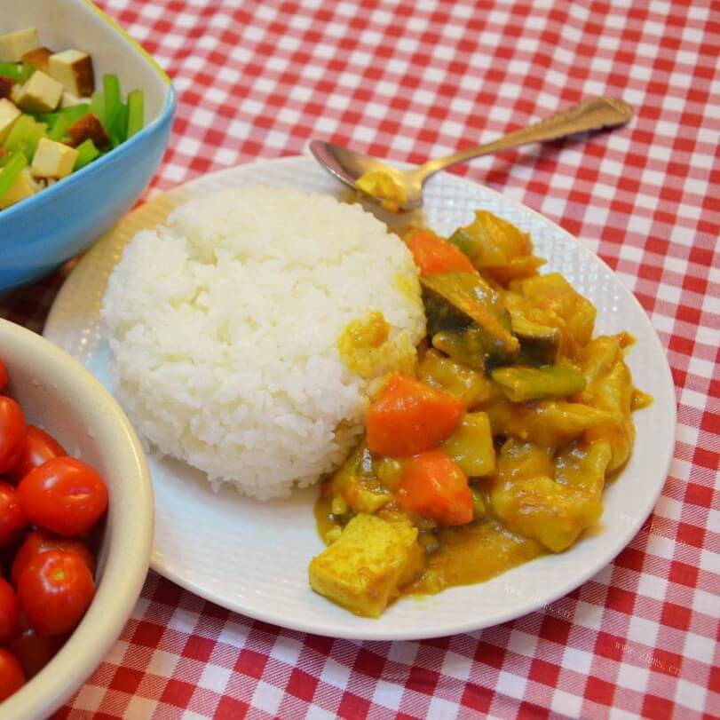 茄子胡萝卜饭（简单版）