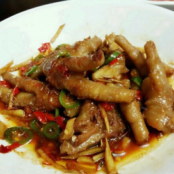 虎皮鸡爪的做法 