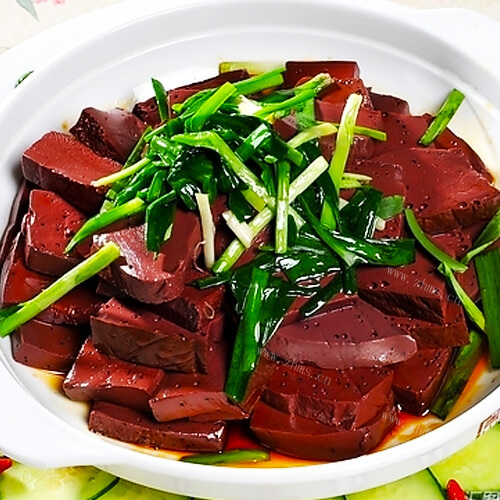 美味营养的小炒猪血