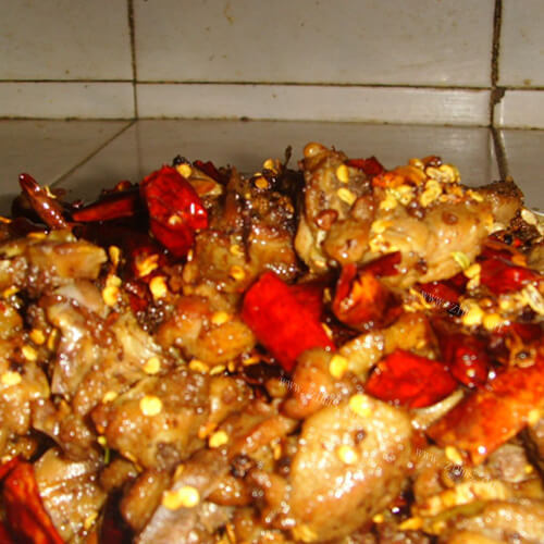 经典的麻辣风干鸭