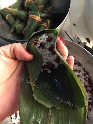 补血甜心蜜枣粽 做法图解8)