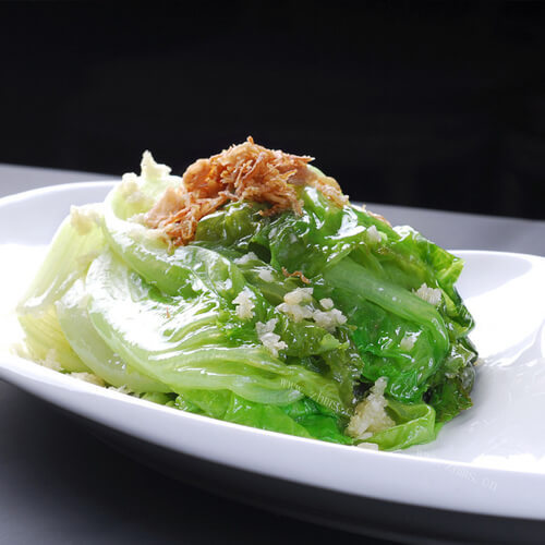 家常的蒜泥生菜