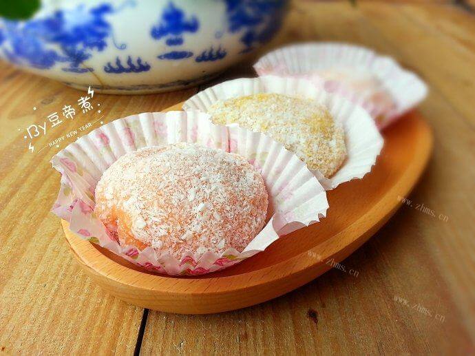 香软的果味糯米糍做法图解11)