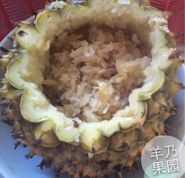 丰盛的傣味菠萝饭做法图解7)