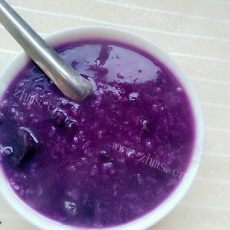 香甜紫薯粥的做法