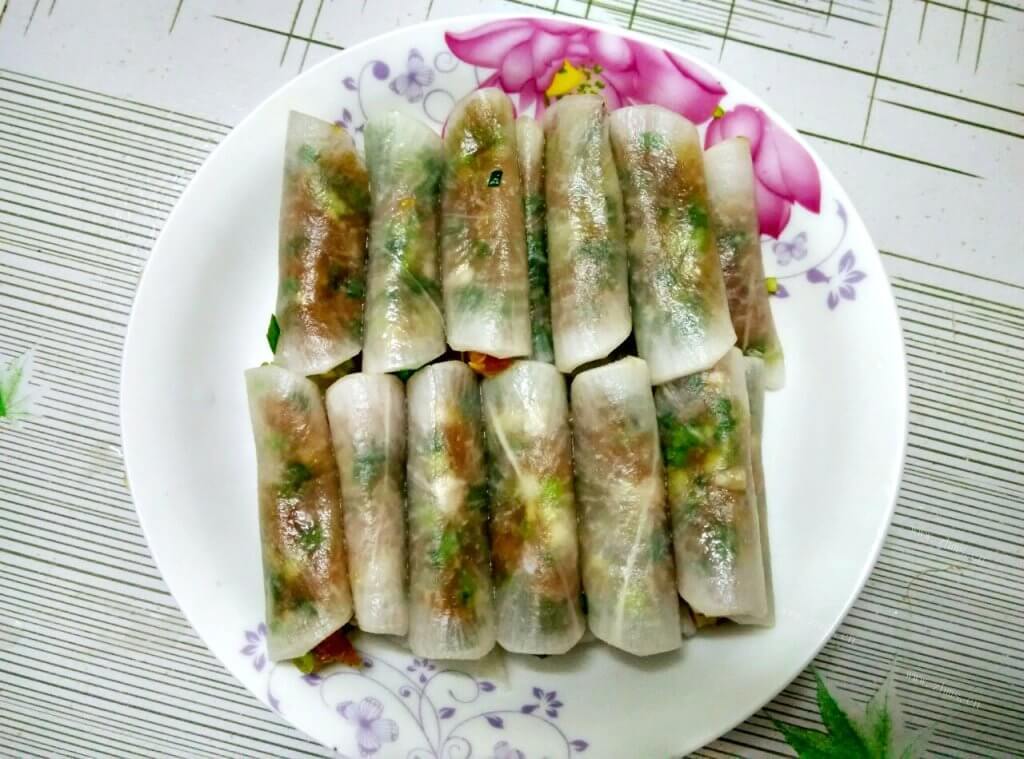 好吃的萝卜酿做法图解10)