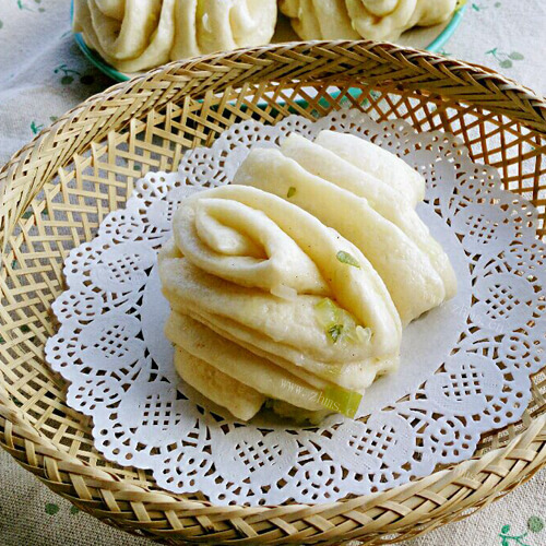 葱香美味葱油花卷#多效护理一