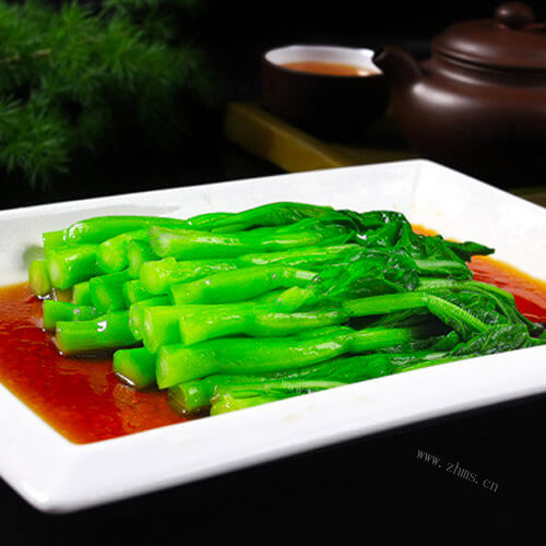 五味俱全的油淋菜芯