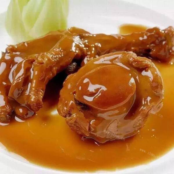 美味的鲍汁熘海鲜