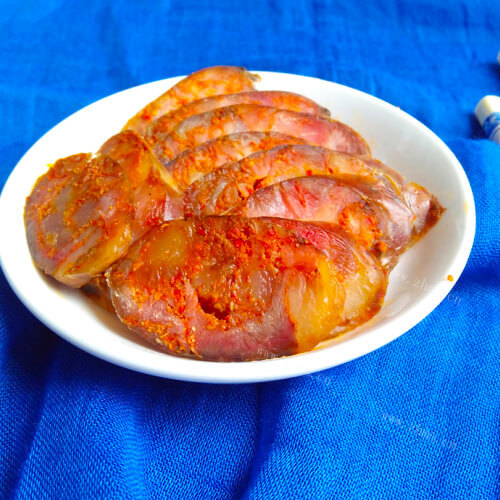 美味营养的自制川味麻辣香肠
