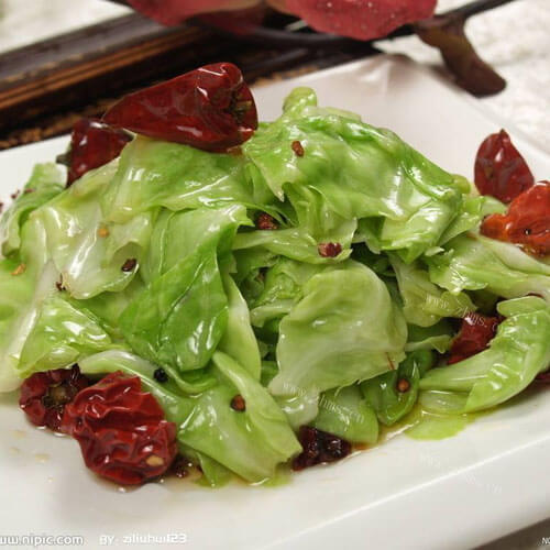 开胃剁辣椒大白菜
