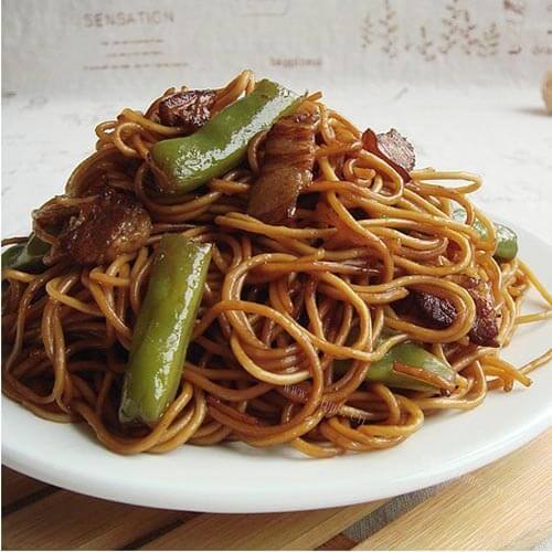 美味扁豆焖面