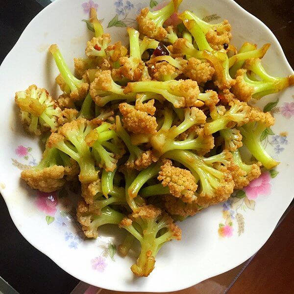 美味干煸花菜