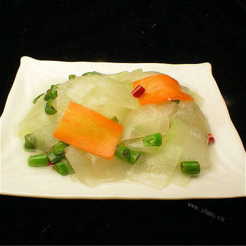 美味的炒冬瓜