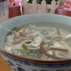 好吃的凤尾菇汤的做法 